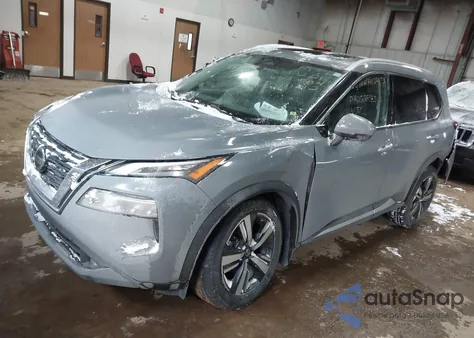 2021 Nissan Rogue Sl Intelligent Awd from USA, damaged, VIN 5N1AT3CB6MC737584